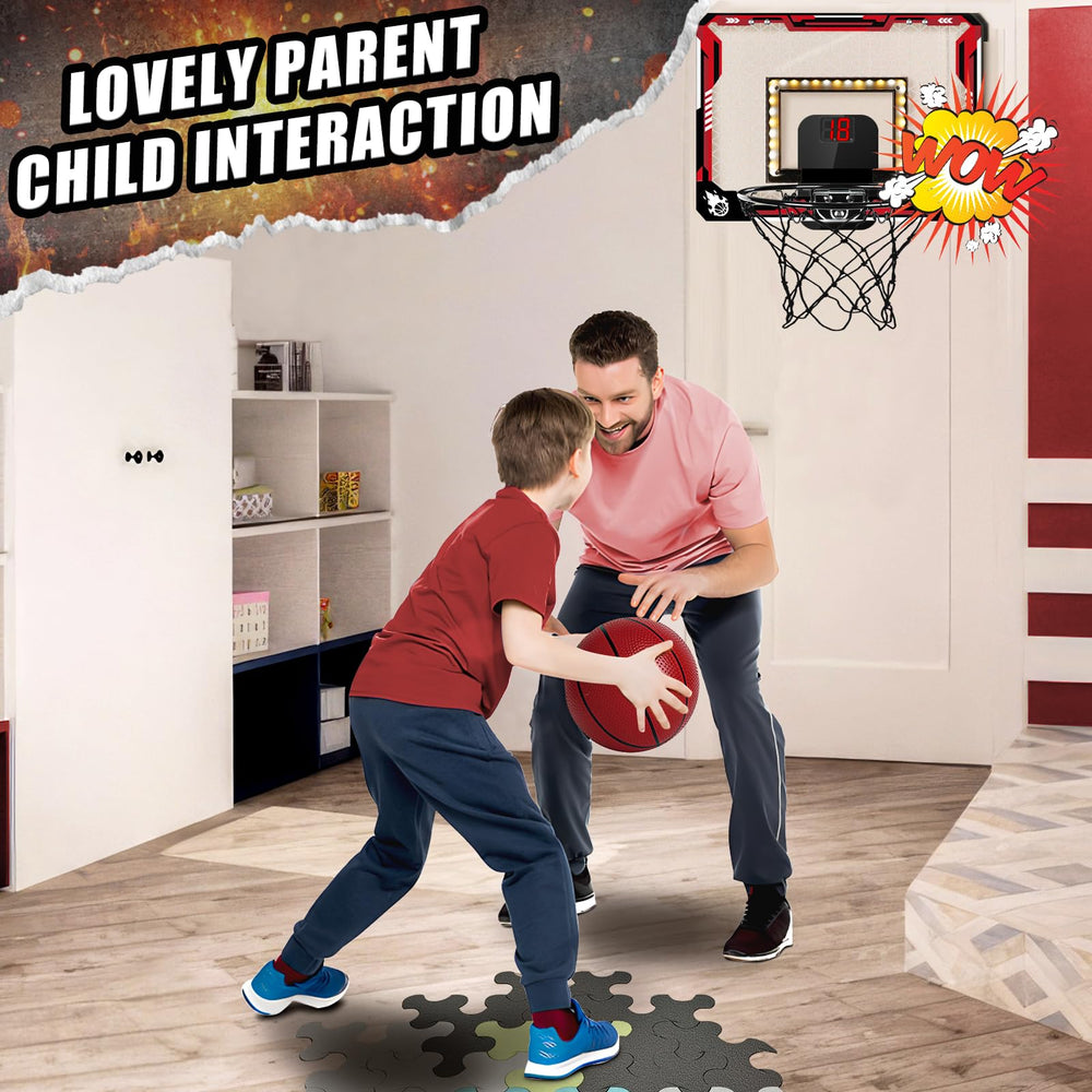 KIZJORYA indoor hoop makes a great gift for kids, teens, and adults.