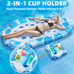 KIZJORYA cup and phone holder keeps essentials within reach.