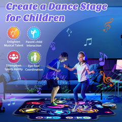 KIZJORYA Dance Mat volume keys let you adjust sound without stopping the music.