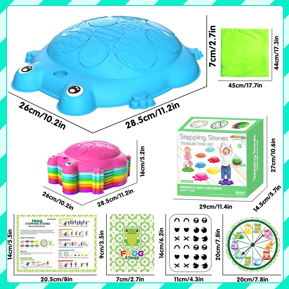 KIZJORYA versatile 8pc set creates engaging obstacle courses for kids.