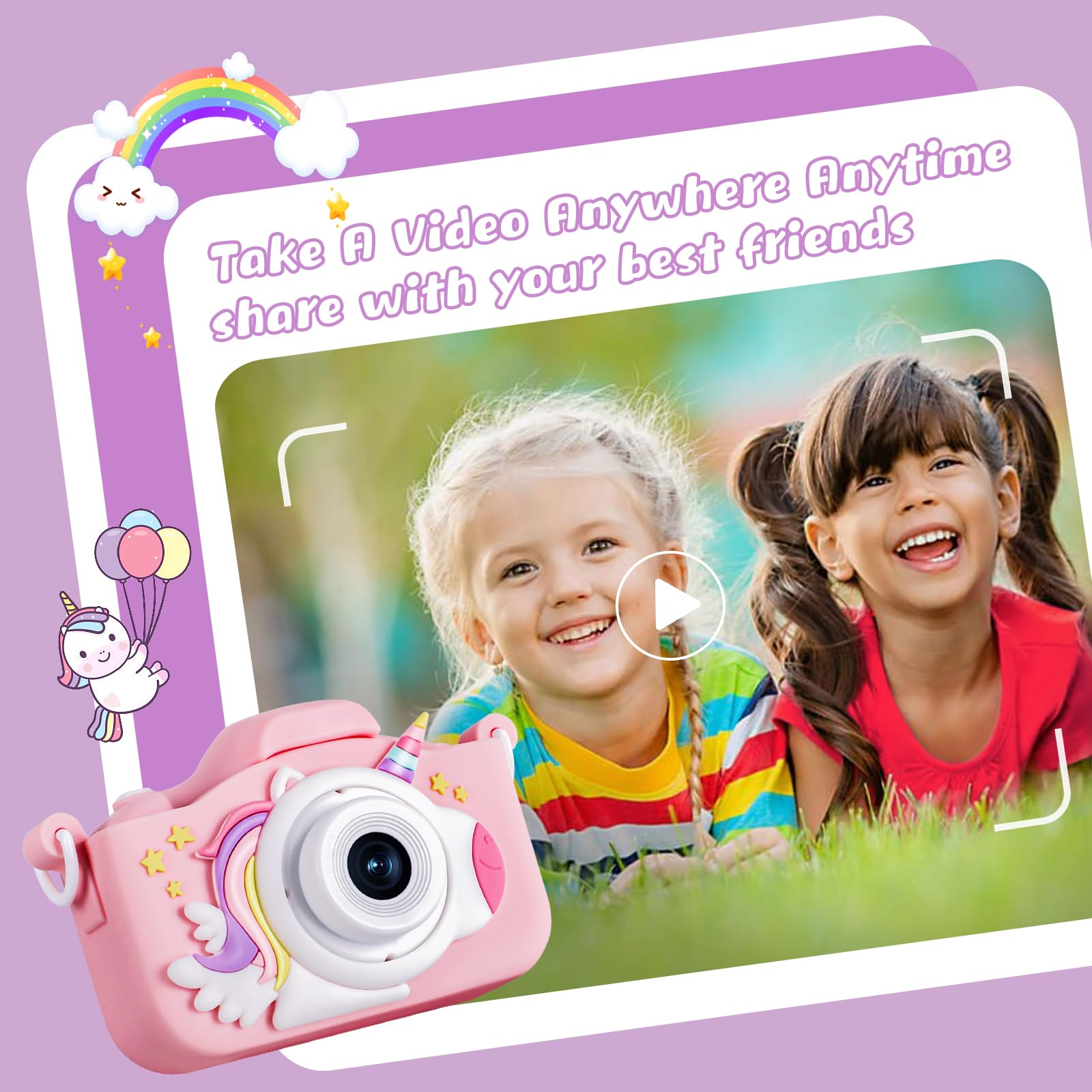 KIZJORYA X5 with 32GB SD card for ample photo and video storage.