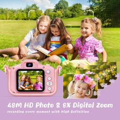 KIZJORYA X5 pink protective cover protects the camera during play.