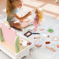 KizKnows 12+ makeup accessories spark imaginative role play and fine motor practice