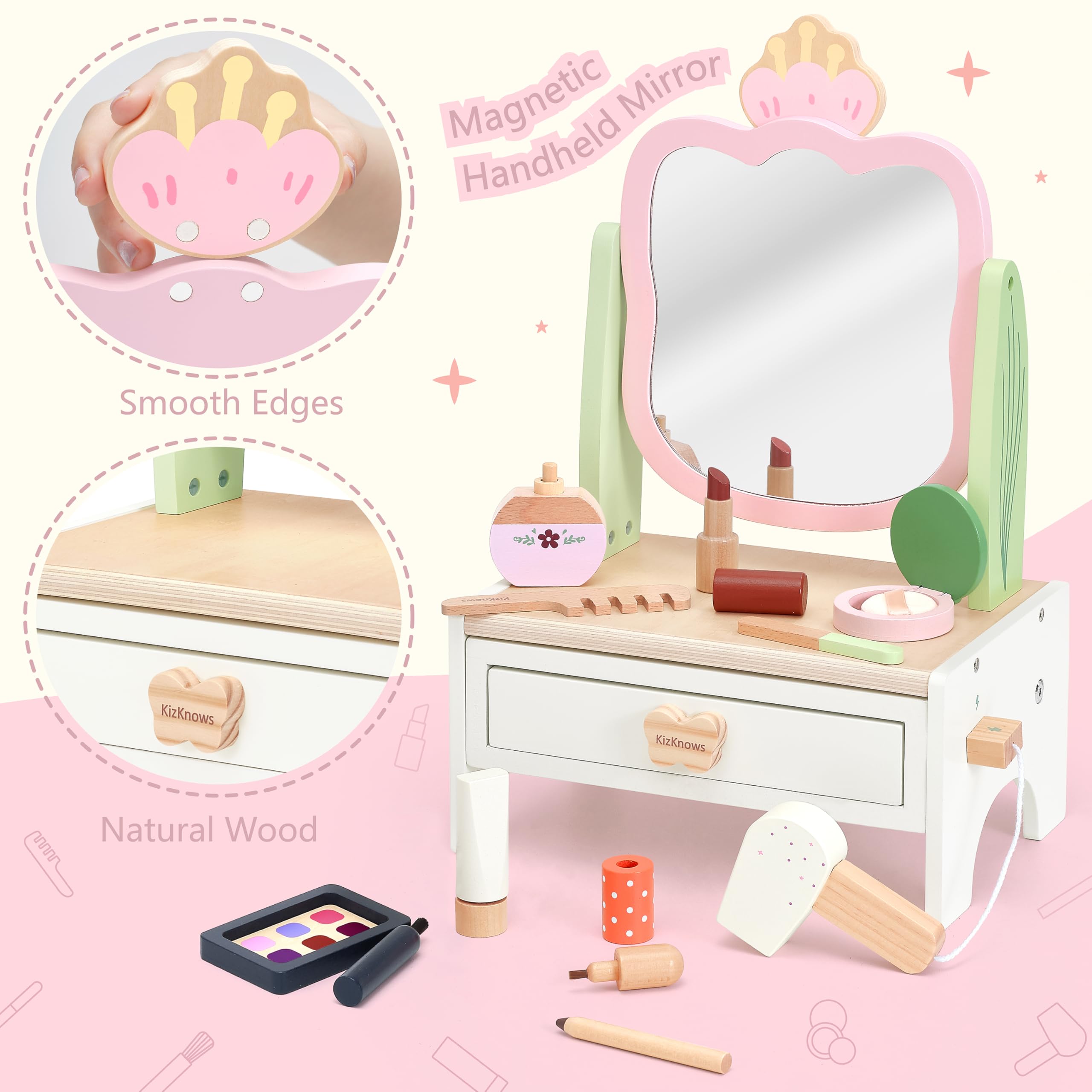 KizKnows rotating mirror showcases versatile angles for imaginative styling sessions