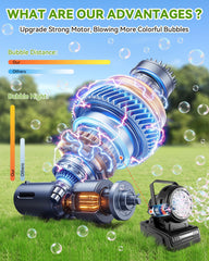 Kizmore Bubble Machine compact storage fits small spaces and tidy setups.