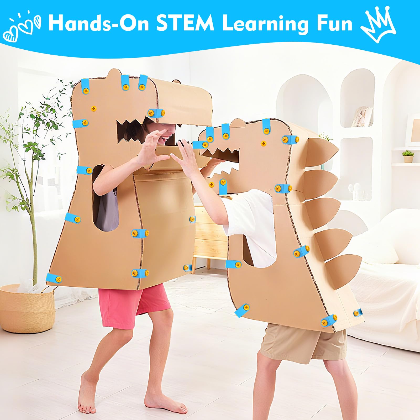 Kizmore Cardboard Cutter house fort project for safe, hands-on fun.