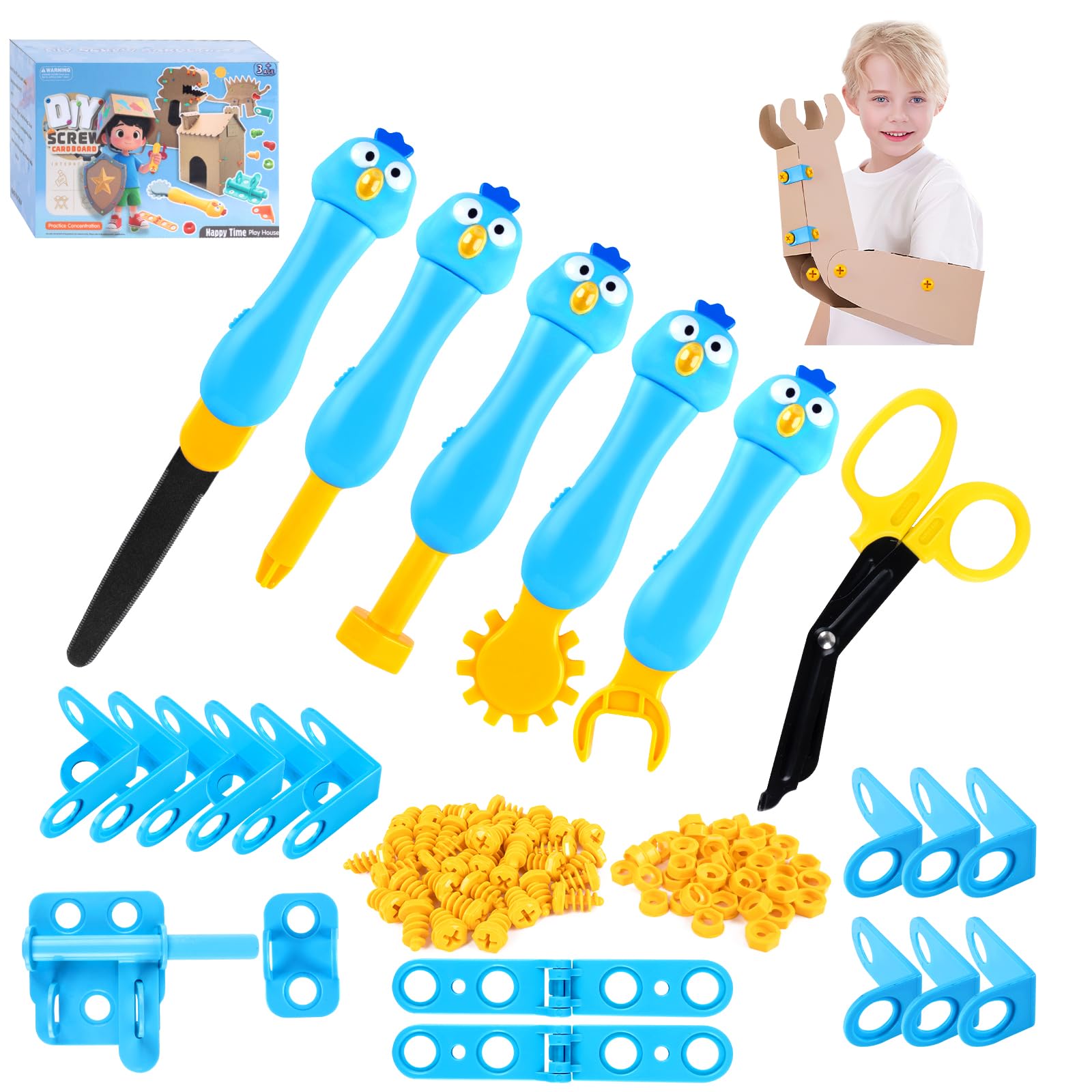 Kizmore Cardboard Cutter rocket model inspires imaginative engineering play.