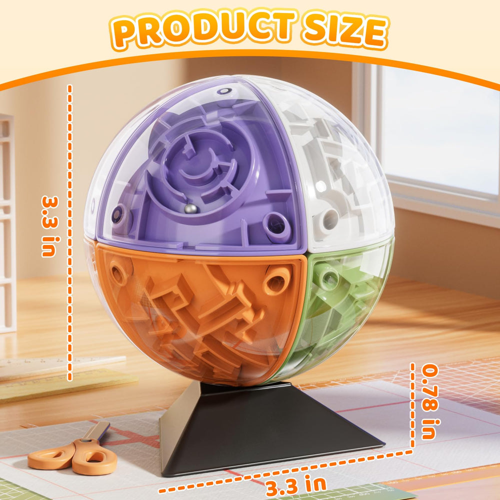 KIZONLY 3D Ball Puzzle great birthday gift for kids and adults