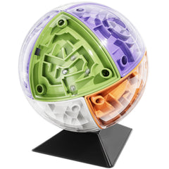 KIZONLY 3D Ball Puzzle with four color sections invites problem solving