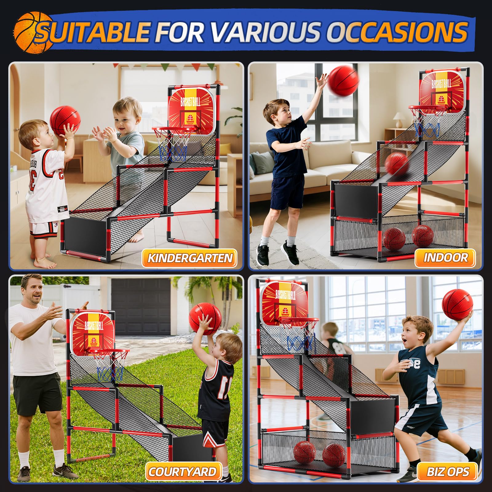 KIZONLY sturdy base with anti-tip design for safe indoor or outdoor use