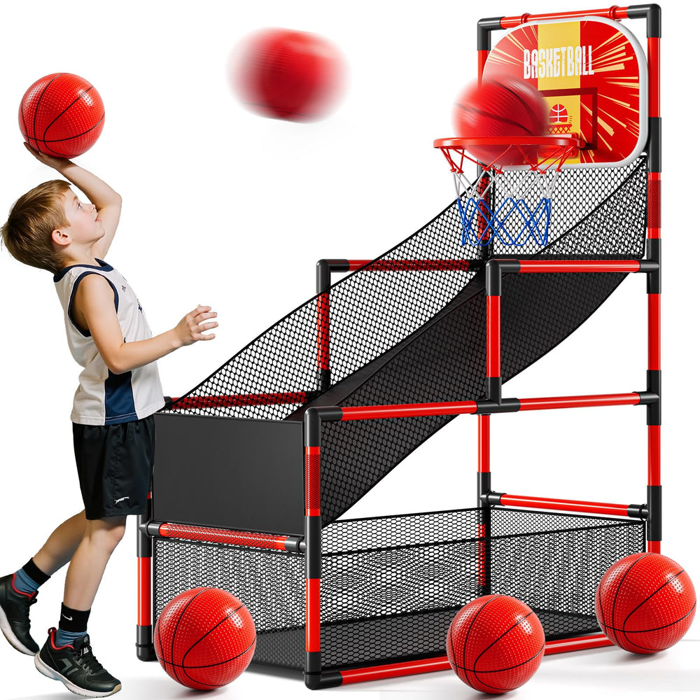 KIZONLY gift-ready arcade basketball hoop for birthdays or holidays