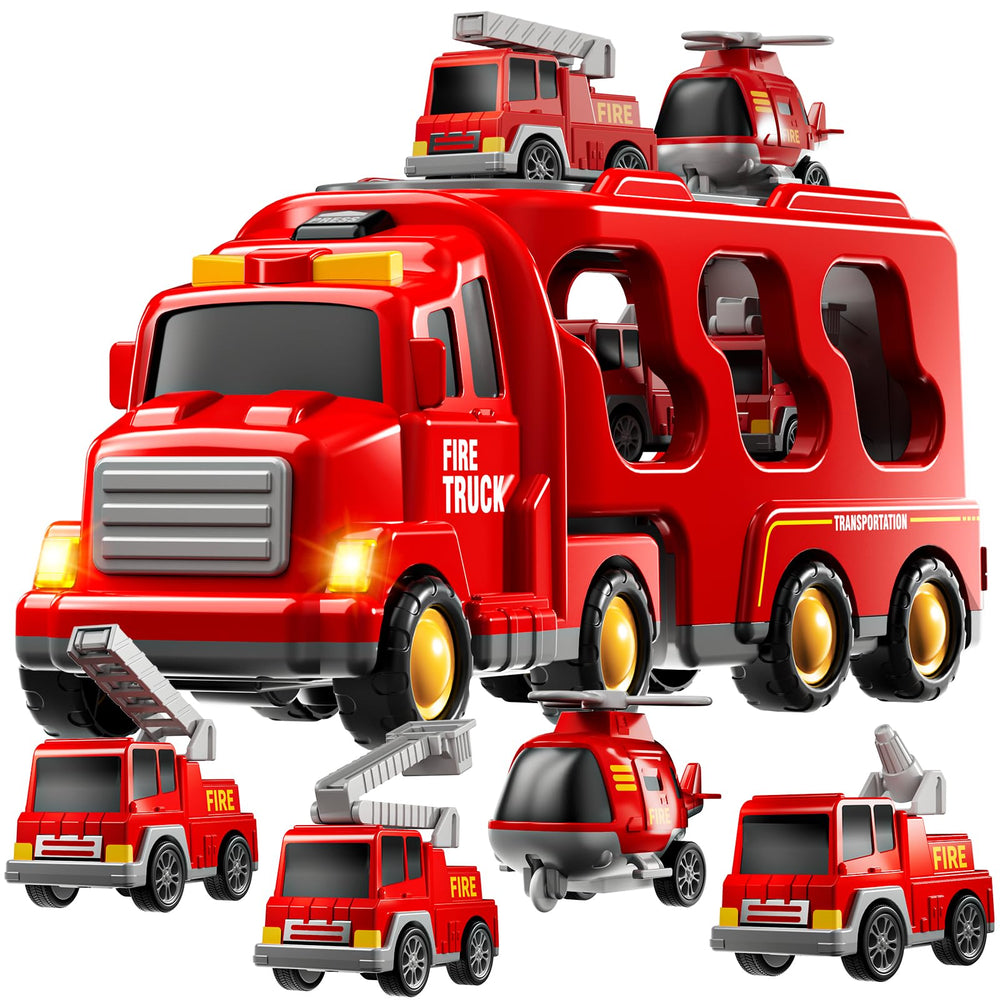KIZONLY carrier truck with cars fuels imaginative play and fine motor skills.