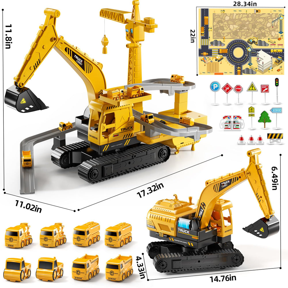 KIZONLY eight small cars set expands building scenes and role-play options.