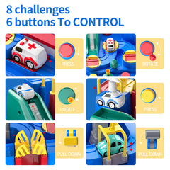 KIZONLY included police, ambulance and taxi cars spark imaginative city adventures.
