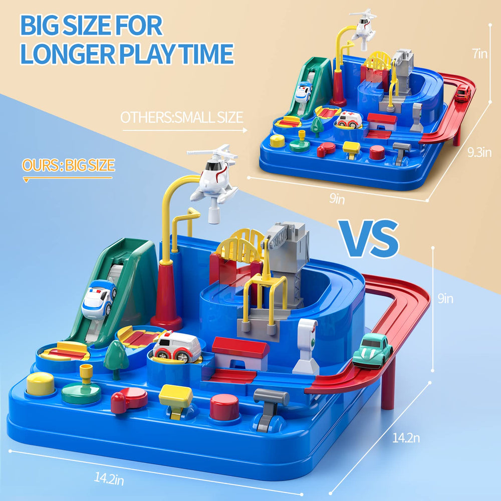 KIZONLY interactive buttons and levers promote cause-and-effect learning during play.