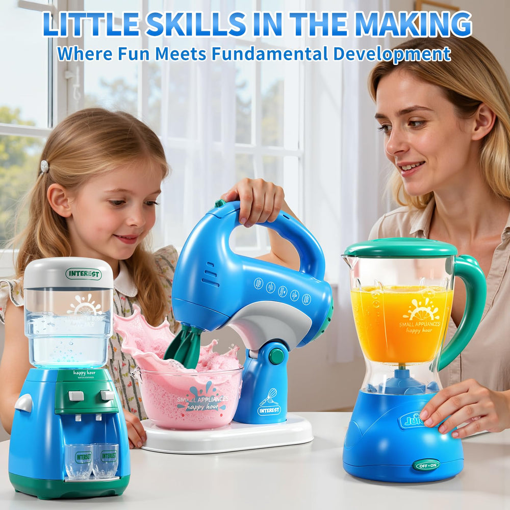 KIZONLY kids cooking playset boosts coordination as children mix and pour.