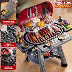 KIZONLY Kids Grill Playset with accessories promotes coordinated pretend cooking and sharing