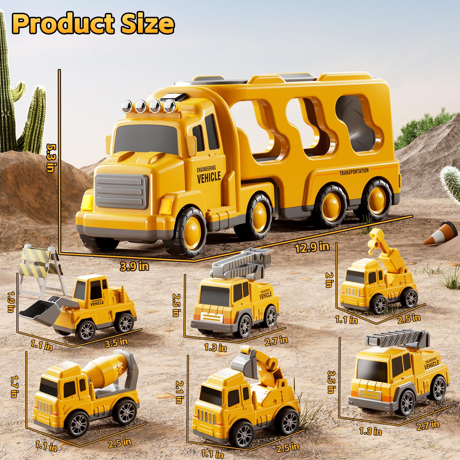 KIZONLY ladder-truck action toy supports role-play and spatial awareness