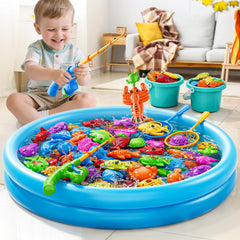 KIZONLY magnet fish models variety for color and shape exploration