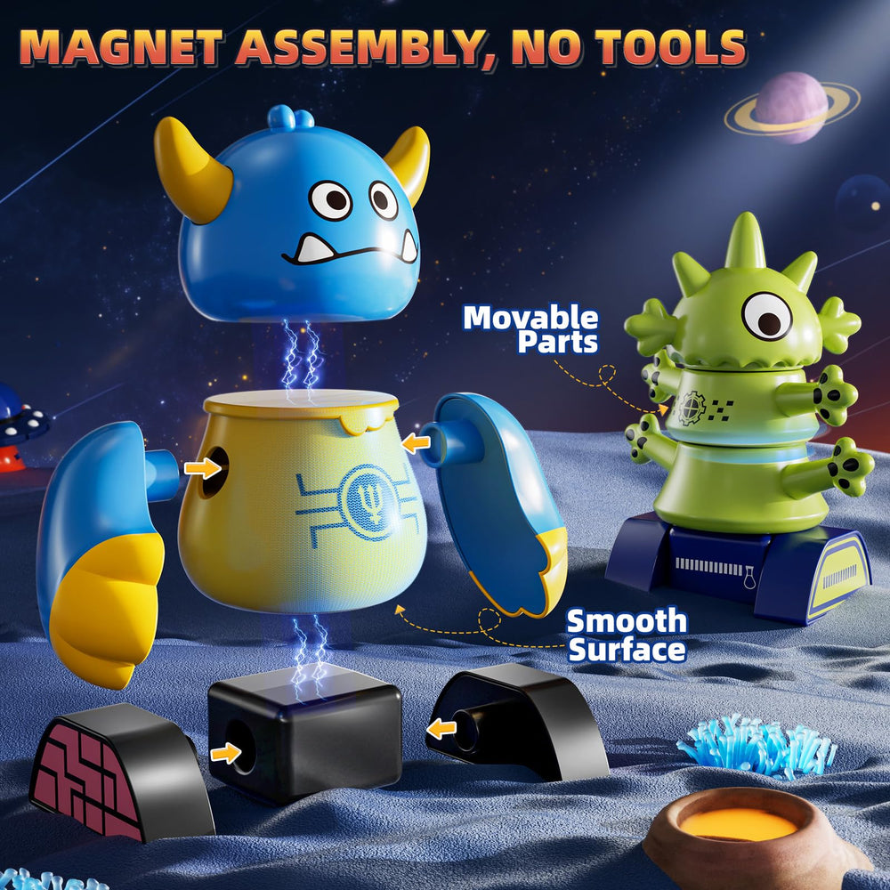 KIZONLY magnets robot blocks colorful pieces invite engaging building sessions.