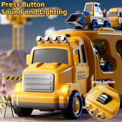 KIZONLY mixer truck toy highlighting rotating drum for creative construction scenes