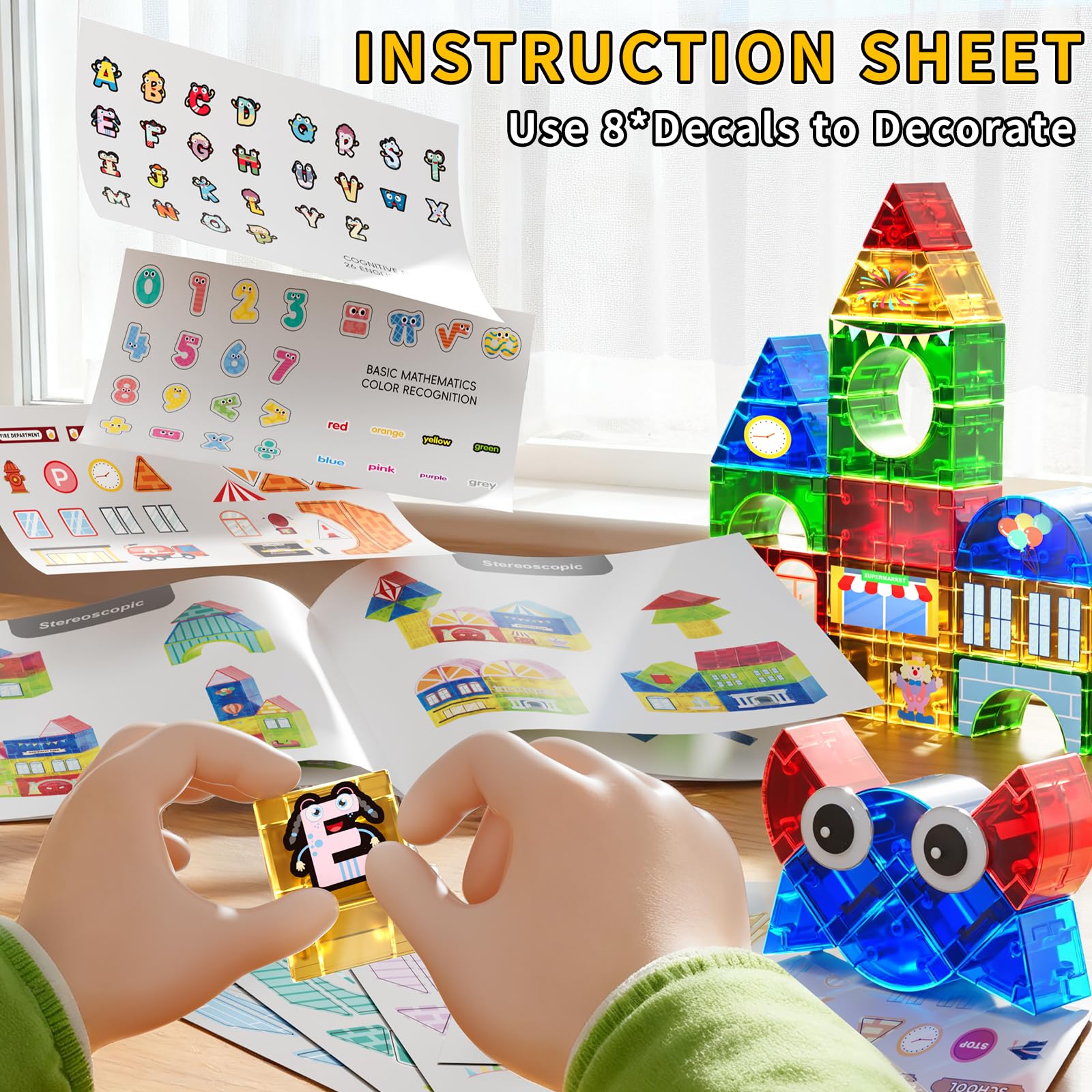 KIZONLY preschool magnet kit with booklet supports early pattern recognition.