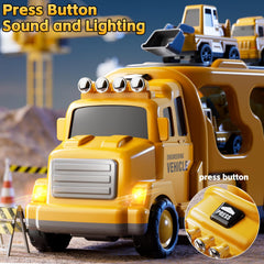 KIZONLY push-truck digger-crane play promotes active movement and fine motor practice