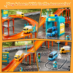 KIZONLY Puzzle Racer multi-stage play supports growing challenges.