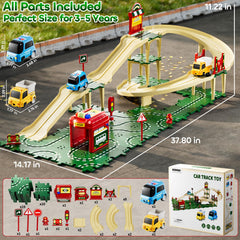 KIZONLY Puzzle Racer police car introduces role-play and rules-based play