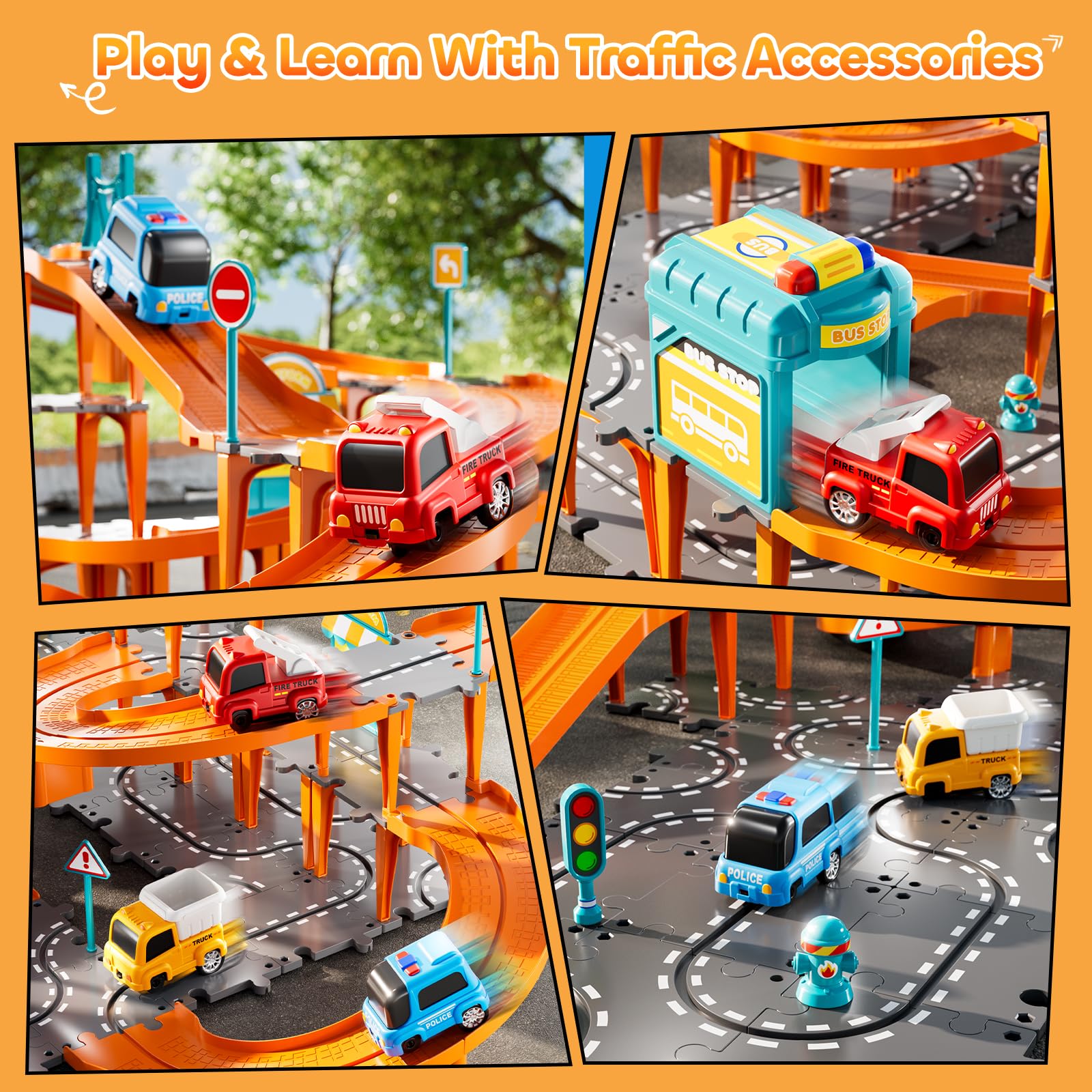 KIZONLY traffic parts bring signals and crossings to life.