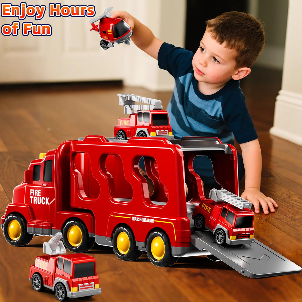 KIZONLY rotating cab helps steer around obstacles during pretend missions.