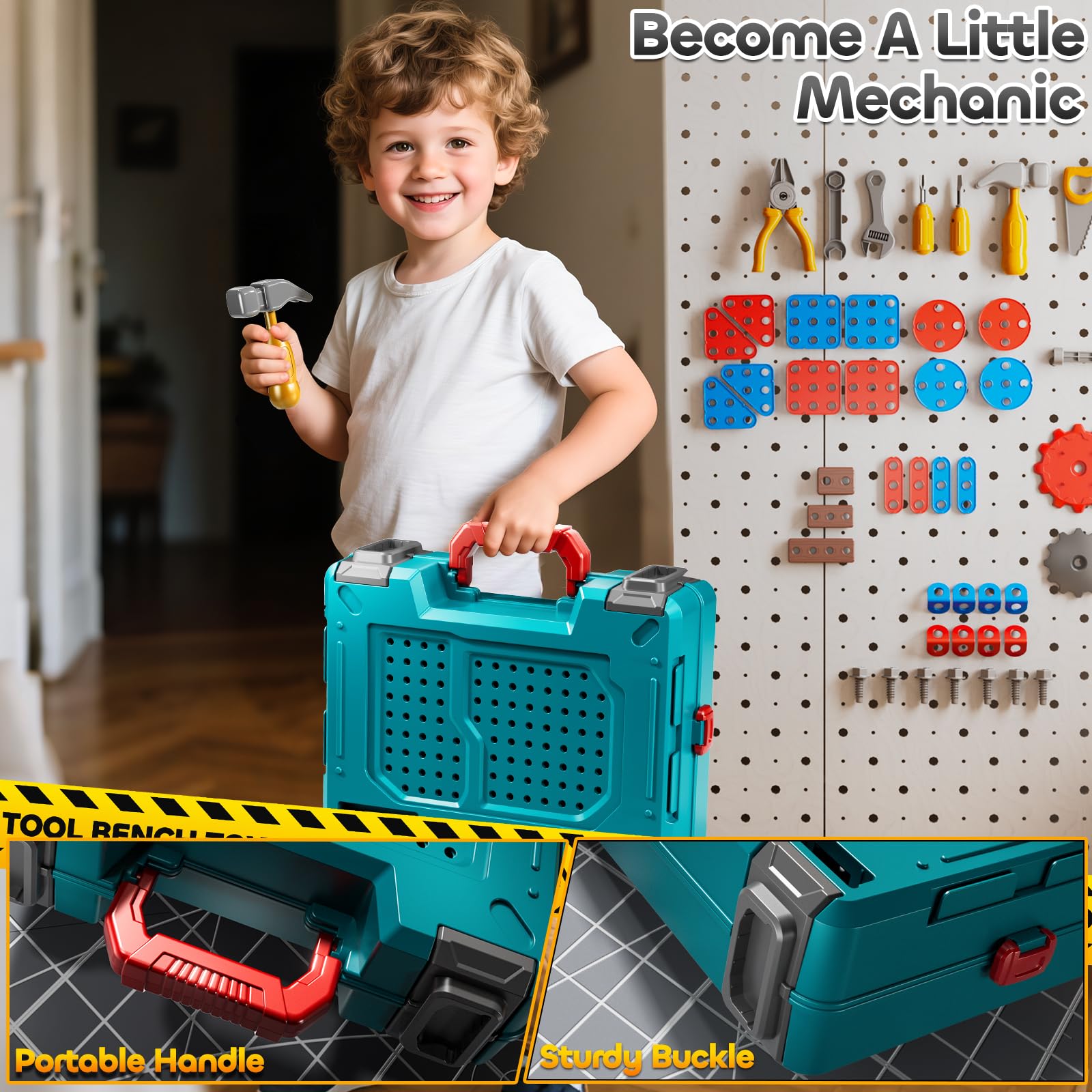 KIZONLY Organized toolkit helps kids tidy up after activities