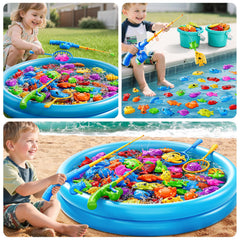 KIZONLY toddler fishing rods extension aids easy catching for beginners