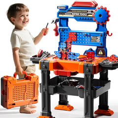 KIZONLY Toddler-friendly construction tools build coordination through pretend work.