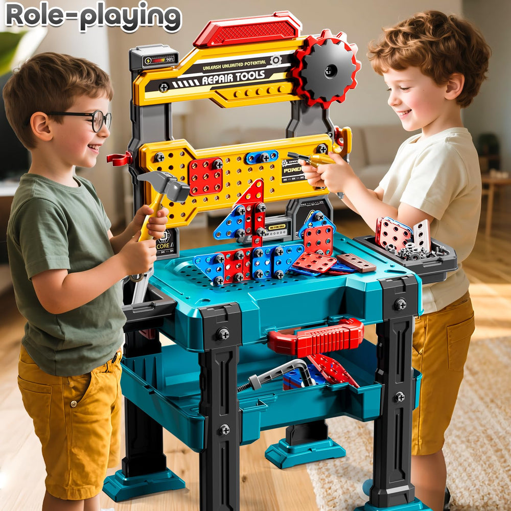 KIZONLY Toolbox with handle promotes portability for indoor and outdoor fun
