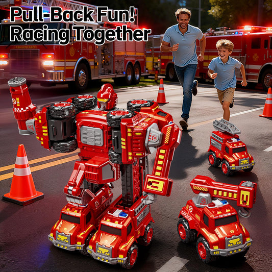 KIZONLY transforming robot take-apart set boosts building skills and imaginative play.