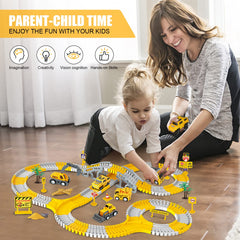 Kizplays movable truck arms enhance pretend construction work.