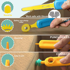 Kizzikids EXPLORE 180-degree connectors expand surfaces for larger builds