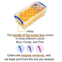 Kizzikids screws are strong and reusable for durable multi-project cardboard builds