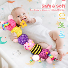 KIZZYEA unicorn-cat plush includes a squeaker for discovery play