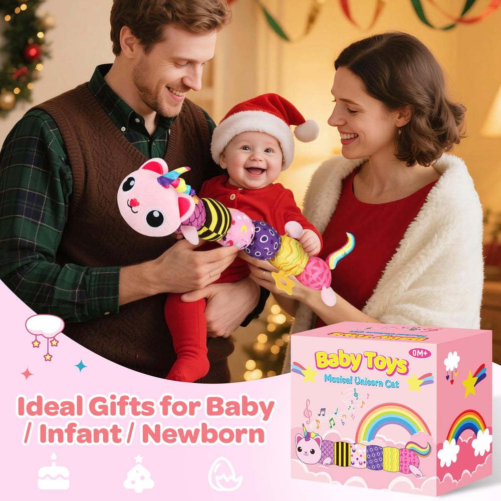 KIZZYEA unicorn-cat plush is soft, durable, and comforting