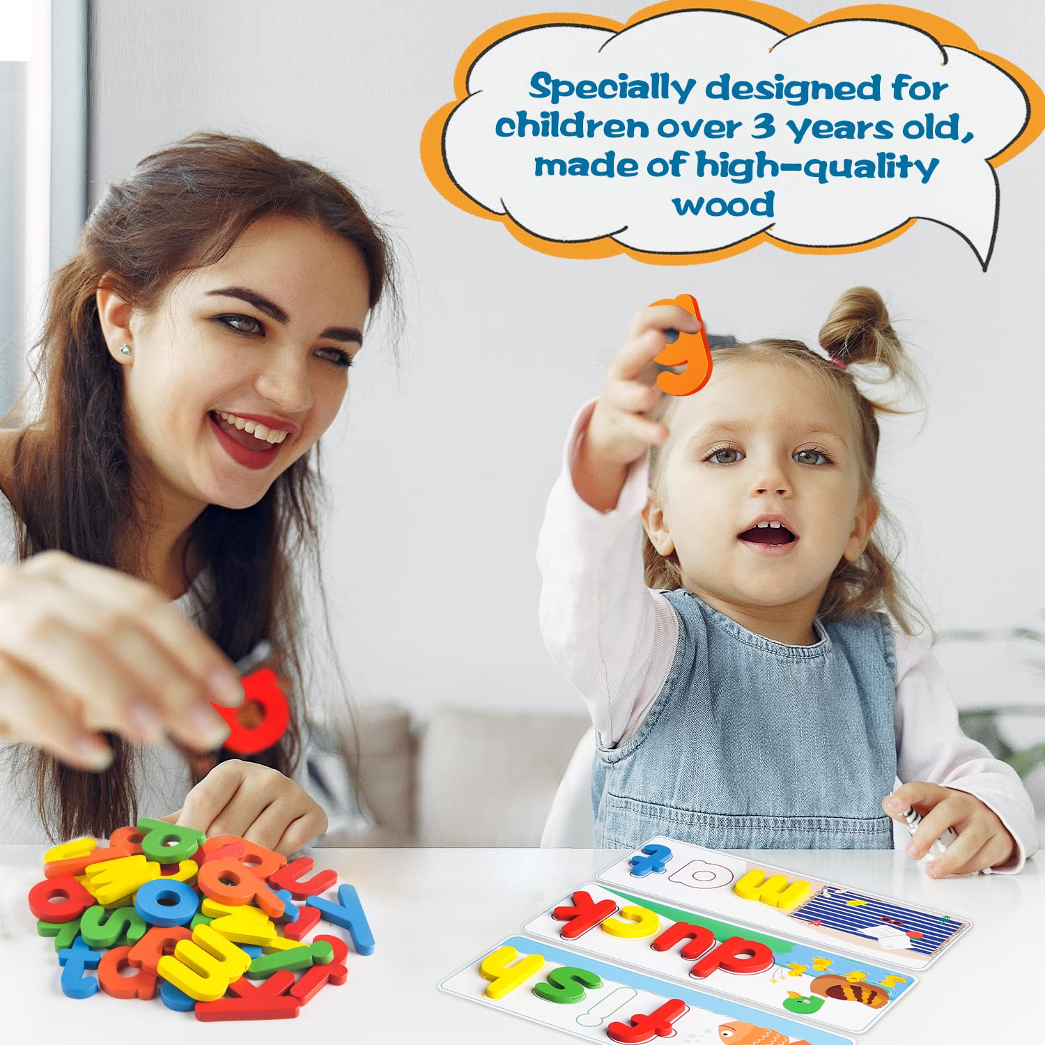 KIZZYEA color and shape cards help kids identify basics during play.