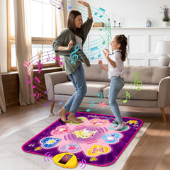 KIZZYEA Folded Dance Mat compact for easy transport