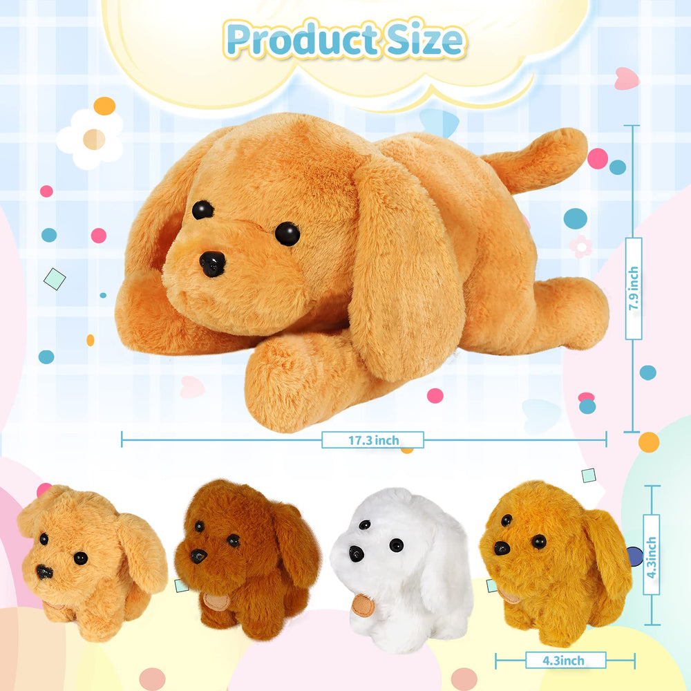 KIZZYEA four-color baby puppies offer varied role-play options.