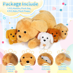 KIZZYEA mini pups about 12cm, ideal for travel and fun.