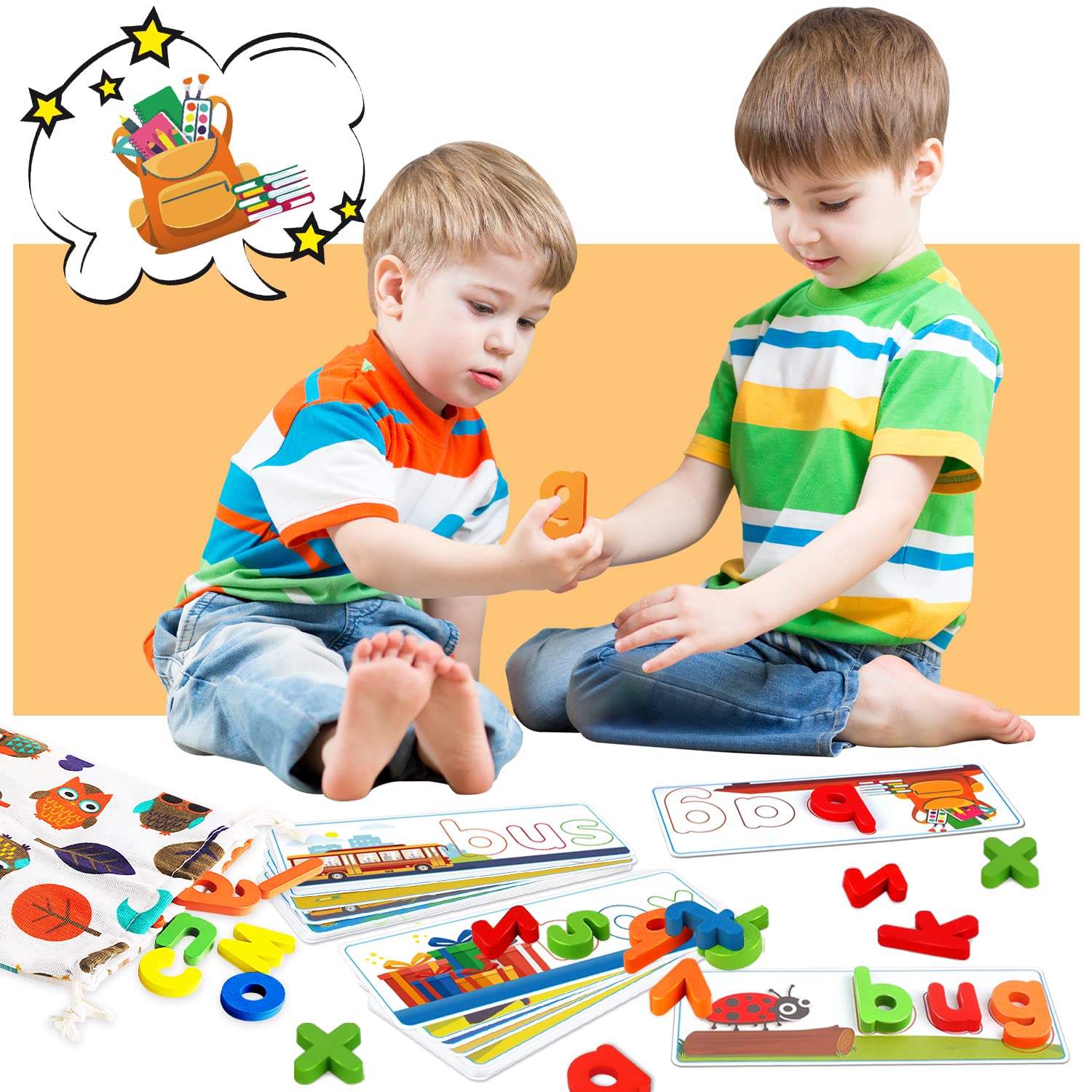 KIZZYEA blocks feature water-based non-toxic paint for safe exploration.