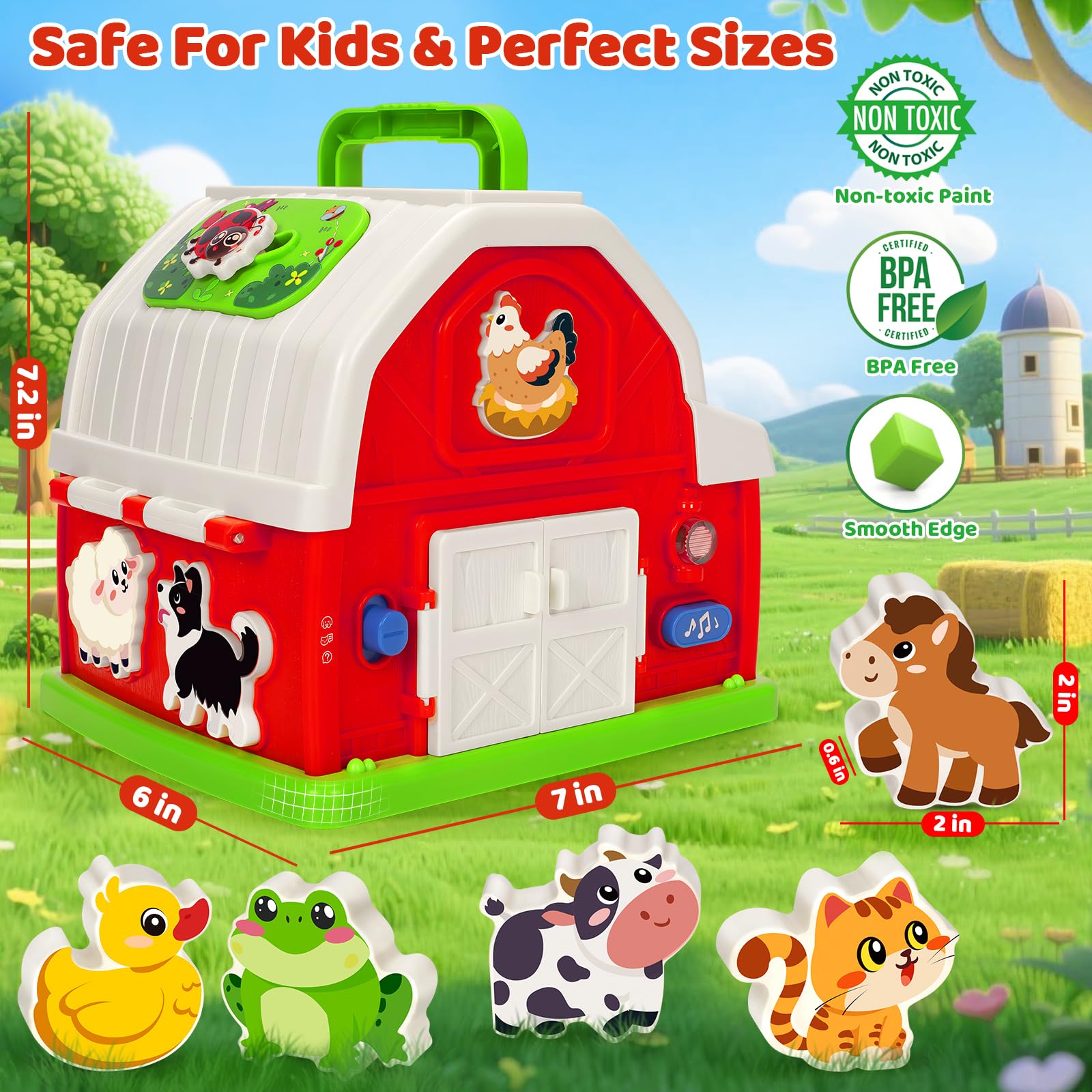 KIZZYEA portable carry handle makes learning on the go easy.