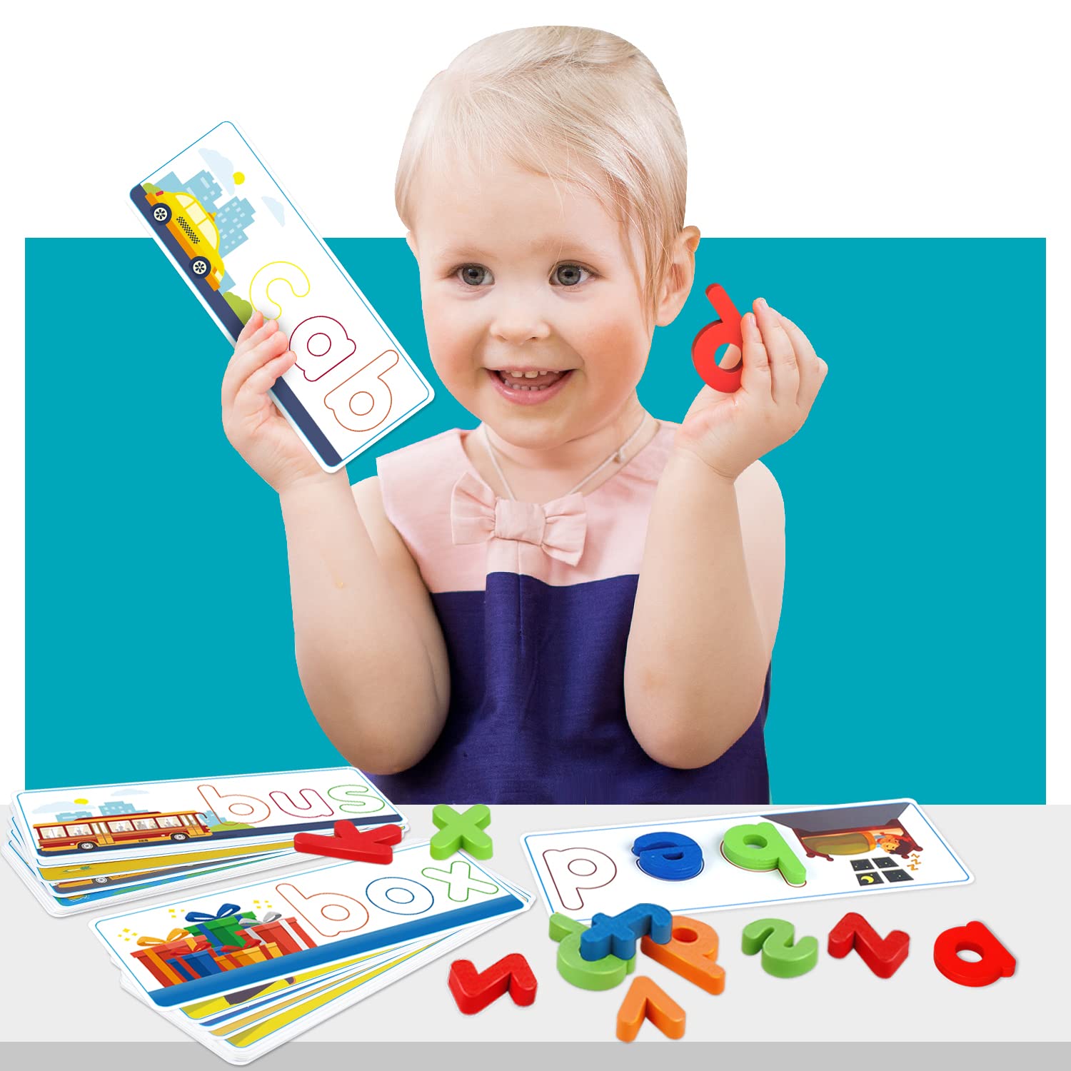 KIZZYEA wooden pieces have smooth edges for comfortable handling.