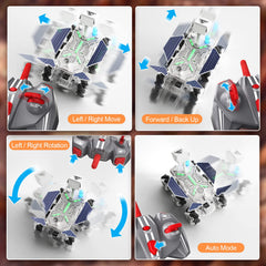 KJIXYUNG Mars Rover RC car wheels in action demonstrate strong grip.
