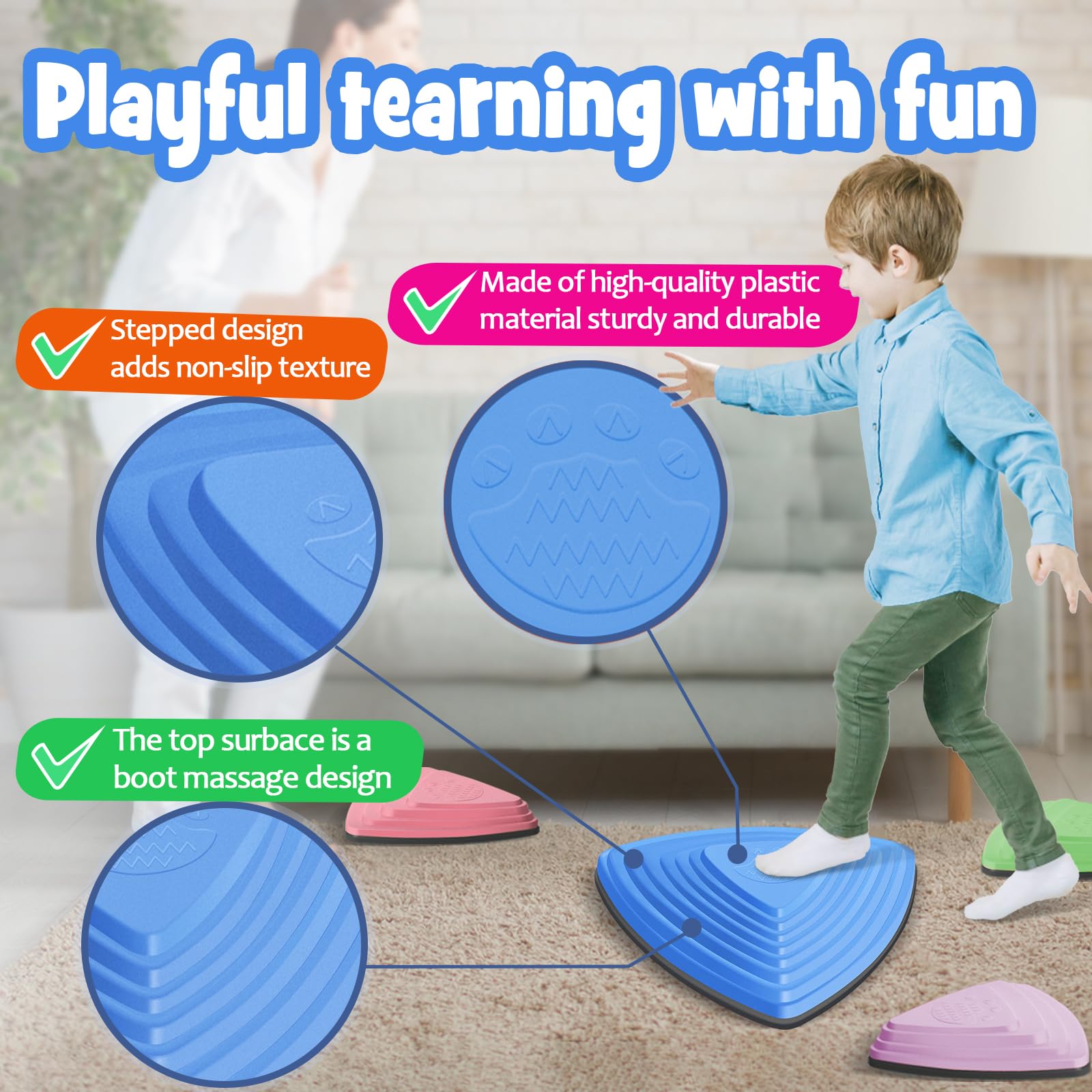 KJR Stepping Stones suitable for indoor and outdoor use in homes and yards